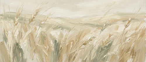 Mural Campo de Trigo en Óleo (muestra plana)
