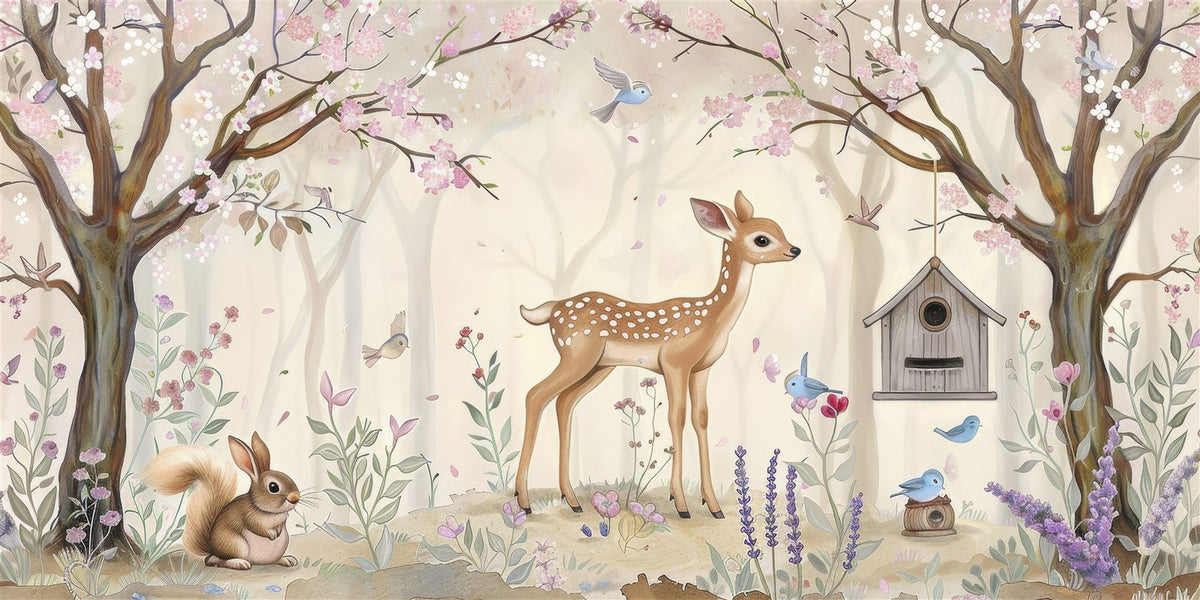 Mural El Bosque de los Animalitos (muestra plana)