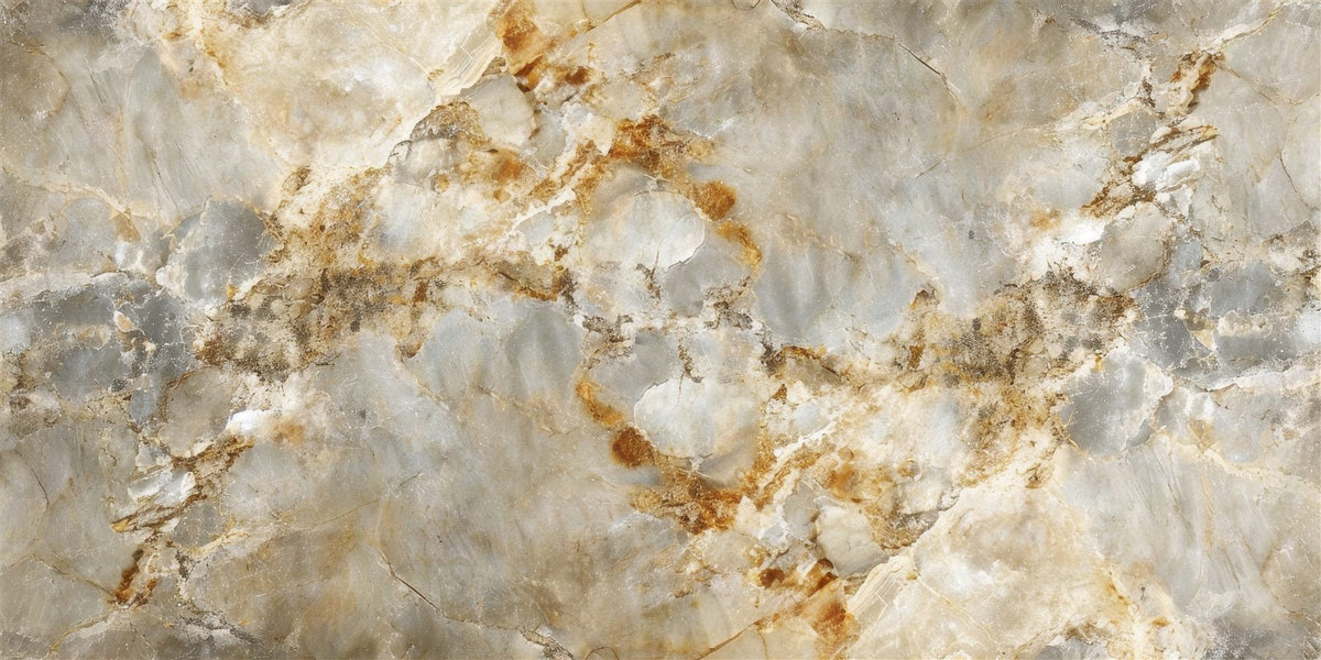Mural Mármol Dorado Imperial (muestra plana)