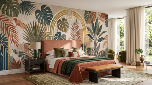 Mural Arco Tropical Art Déco instalado