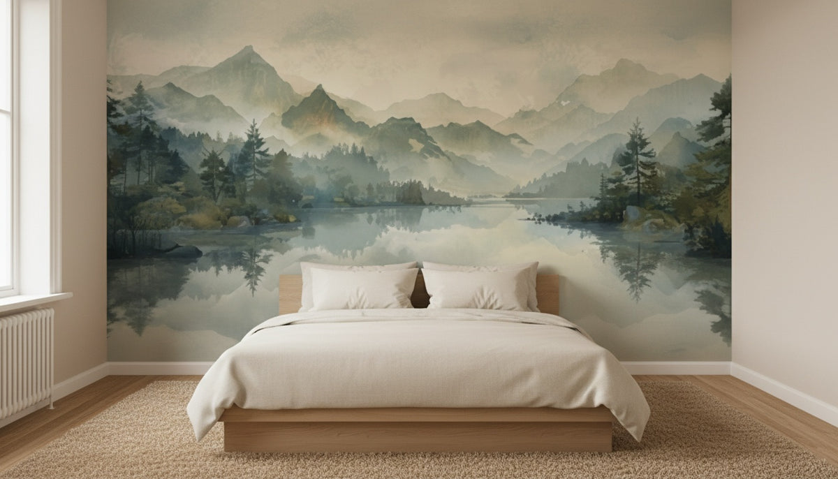Mural Cordillera en la Bruma instalado